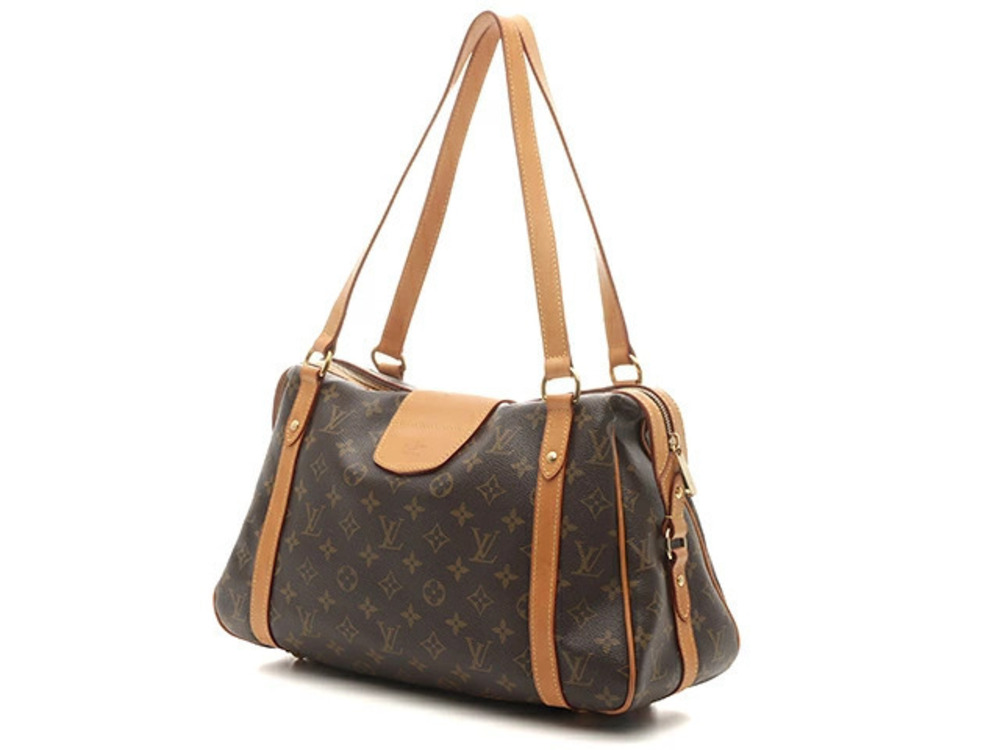 Louis Vuitton Stresa Bag Monogram Shoulder Brown